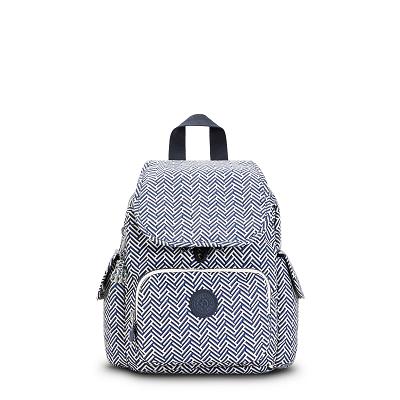 Mochilas Kipling City Pack Mini Azules Blancas | Ki1411Q