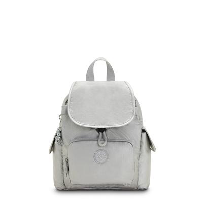 Mochilas Kipling City Pack Mini Plateadas | Ki1423T