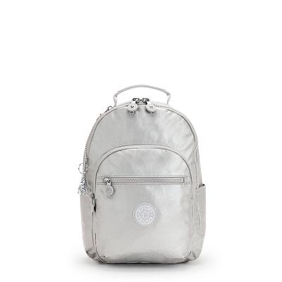 Mochilas Kipling Seoul Small Plateadas | Ki2094S