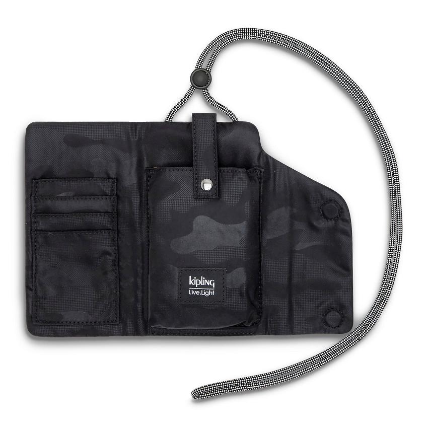 Bolsos Bandolera Kipling Willis Negras Camuflaje | Ki1732H